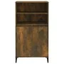 Tall smoked oak plywood sideboard 60x36x110 cm by vidaXL, Sideboards - Ref: Foro24-821233, Price: 90,21 €, Discount: %