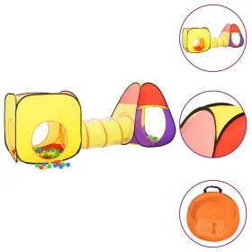 Multicolor children's play tent 255x80x100 cm by vidaXL, Play tents and tunnels - Ref: Foro24-93674, Price: 32,16 €, Discount: %