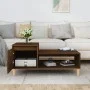 Couchtisch aus braunem Eichensperrholz, 100 x 50 x 45 cm von vidaXL, Couchtisch - Ref: Foro24-821131, Preis: 51,95 €, Rabatt: %