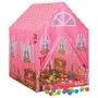 Tienda de juegos para niños rosa 69x94x104 cm de vidaXL, Tiendas y túneles de juego - Ref: Foro24-93681, Precio: 42,20 €, Des...