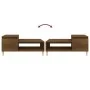 Couchtisch aus braunem Eichensperrholz, 100 x 50 x 45 cm von vidaXL, Couchtisch - Ref: Foro24-821131, Preis: 51,95 €, Rabatt: %