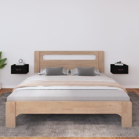 Wand-Nachttische 2 Stück schwarz 40x29,5x22 cm von vidaXL, Schließfächer und Lagerschränke - Ref: Foro24-820995, Preis: 55,64...