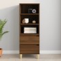 Hohes Sideboard aus braunem Eichensperrholz, 40 x 36 x 110 cm von vidaXL, Sideboards - Ref: Foro24-821243, Preis: 63,21 €, Ra...