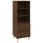 Hohes Sideboard aus braunem Eichensperrholz, 40 x 36 x 110 cm von vidaXL, Sideboards - Ref: Foro24-821243, Preis: 63,21 €, Ra...