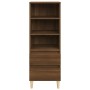 Hohes Sideboard aus braunem Eichensperrholz, 40 x 36 x 110 cm von vidaXL, Sideboards - Ref: Foro24-821243, Preis: 63,21 €, Ra...