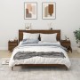 Nachttische 2 Einheiten braune Eiche 40x35x50 cm von vidaXL, Schließfächer und Lagerschränke - Ref: Foro24-821841, Preis: 66,...