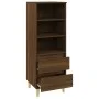 Hohes Sideboard aus braunem Eichensperrholz, 40 x 36 x 110 cm von vidaXL, Sideboards - Ref: Foro24-821243, Preis: 62,57 €, Ra...