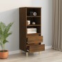 Hohes Sideboard aus braunem Eichensperrholz, 40 x 36 x 110 cm von vidaXL, Sideboards - Ref: Foro24-821243, Preis: 63,21 €, Ra...