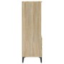 Aparador alto madera contrachapada roble Sonoma 40x36x110 cm