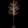 White artificial birch with 128 warm white LEDs 220 cm by vidaXL, Christmas trees - Ref: Foro24-345145, Price: 77,08 €, Disco...