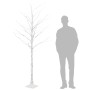White artificial birch with 128 warm white LEDs 220 cm by vidaXL, Christmas trees - Ref: Foro24-345145, Price: 78,53 €, Disco...