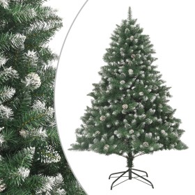 Árbol de Navidad artificial con soporte PVC 210 cm