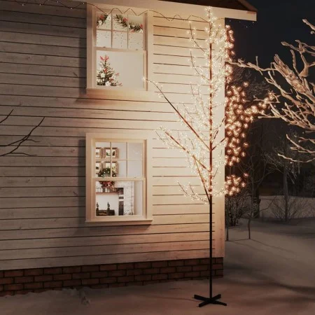 LED cherry blossom tree with 672 warm white LEDs 400 cm by vidaXL, Christmas trees - Ref: Foro24-345135, Price: 105,56 €, Dis...