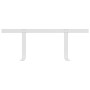 Respaldo para sofá de palets 110 cm hierro blanco