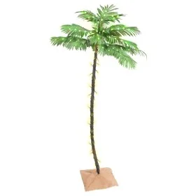 Artificial palm tree with 96 warm white LEDs 180 cm by vidaXL, Christmas trees - Ref: Foro24-345138, Price: 53,26 €, Discount: %