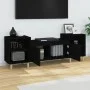 TV-Ständer Sperrholz schwarz 160x35x55 cm von vidaXL, TV-Möbel - Ref: Foro24-821189, Preis: 88,27 €, Rabatt: %