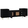 TV-Ständer Sperrholz schwarz 160x35x55 cm von vidaXL, TV-Möbel - Ref: Foro24-821189, Preis: 88,27 €, Rabatt: %
