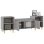 Sonoma grau Sperrholz TV-Ständer 160x35x55 cm von vidaXL, TV-Möbel - Ref: Foro24-821194, Preis: 85,12 €, Rabatt: %