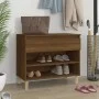 Mueble zapatero madera contrachapada roble marrón 70x36x60 cm by vidaXL, Shoe racks and shoe organizers - Ref: Foro24-819763,...