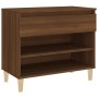 Schuhschrank aus braunem Eichenfurnierholz, 70x36x60 cm. von vidaXL, Schuhregale und Schuhorganisatoren - Ref: Foro24-819763,...