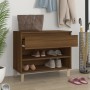 Schuhschrank aus braunem Eichenfurnierholz, 70x36x60 cm. von vidaXL, Schuhregale und Schuhorganisatoren - Ref: Foro24-819763,...