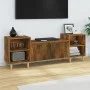 TV-Schrank aus geräuchertem Eichensperrholz, 160 x 35 x 55 cm von vidaXL, TV-Möbel - Ref: Foro24-821193, Preis: 71,75 €, Raba...