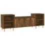 TV-Schrank aus geräuchertem Eichensperrholz, 160 x 35 x 55 cm von vidaXL, TV-Möbel - Ref: Foro24-821193, Preis: 71,75 €, Raba...