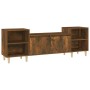 TV-Schrank aus geräuchertem Eichensperrholz, 160 x 35 x 55 cm von vidaXL, TV-Möbel - Ref: Foro24-821193, Preis: 72,61 €, Raba...