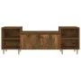 Smoked oak plywood TV cabinet 160x35x55 cm by vidaXL, TV Furniture - Ref: Foro24-821193, Price: 71,75 €, Discount: %