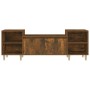 TV-Schrank aus geräuchertem Eichensperrholz, 160 x 35 x 55 cm von vidaXL, TV-Möbel - Ref: Foro24-821193, Preis: 72,61 €, Raba...