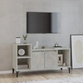 Mueble para TV madera contrachapada gris hormigón 100x35x55 cm de vidaXL, Muebles TV - Ref: Foro24-821184, Precio: 61,23 €, D...