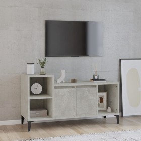 TV-Schrank aus betongrauem Sperrholz, 100 x 35 x 55 cm von vidaXL, TV-Möbel - Ref: Foro24-821184, Preis: 61,88 €, Rabatt: %