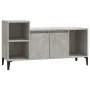 Concrete gray plywood TV cabinet 100x35x55 cm by vidaXL, TV Furniture - Ref: Foro24-821184, Price: 61,23 €, Discount: %