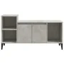 Concrete gray plywood TV cabinet 100x35x55 cm by vidaXL, TV Furniture - Ref: Foro24-821184, Price: 61,23 €, Discount: %