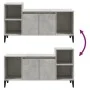 Concrete gray plywood TV cabinet 100x35x55 cm by vidaXL, TV Furniture - Ref: Foro24-821184, Price: 61,23 €, Discount: %
