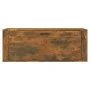 Wandschuhregal aus geräuchertem Eichensperrholz, 100 x 35 x 38 cm von vidaXL, Schuhregale und Schuhorganisatoren - Ref: Foro2...