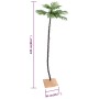 Palmera artificial con 136 LED blanco cálido 220 cm de vidaXL, Arboles de navidad - Ref: Foro24-345139, Precio: 94,46 €