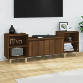 Mueble para TV madera contrachapada marrón roble 160x35x55 cm de vidaXL, Muebles TV - Ref: Foro24-821195, Precio: 90,73 €, De...