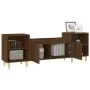 TV-Schrank aus braunem Eichensperrholz, 160 x 35 x 55 cm von vidaXL, TV-Möbel - Ref: Foro24-821195, Preis: 90,73 €, Rabatt: %