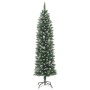 Árbol de Navidad artificial estrecho con soporte PVC 180 cm de vidaXL, Arboles de navidad - Ref: Foro24-345166, Precio: 58,61 €