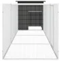 Anthracite galvanized steel chicken cage 400x91x100 cm by vidaXL, Cages and habitats for small animals - Ref: Foro24-3106453,...