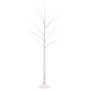 White artificial birch with 72 warm white LEDs 150 cm by vidaXL, Christmas trees - Ref: Foro24-345143, Price: 43,96 €, Discou...