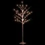 Weiße künstliche Birke mit 72 warmweißen LEDs 150 cm von vidaXL, Weihnachtsbäume - Ref: Foro24-345143, Preis: 43,20 €, Rabatt: %