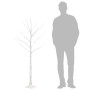 White artificial birch with 72 warm white LEDs 150 cm by vidaXL, Christmas trees - Ref: Foro24-345143, Price: 43,96 €, Discou...