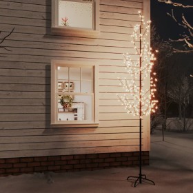 LED tree with cherry blossom 368 warm white LEDs 300 cm by vidaXL, Christmas trees - Ref: Foro24-345134, Price: 60,86 €, Disc...