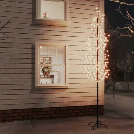 LED tree with cherry blossom 368 warm white LEDs 300 cm by vidaXL, Christmas trees - Ref: Foro24-345134, Price: 60,17 €, Disc...