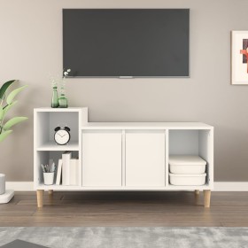 Weißer TV-Schrank aus Sperrholz, 100 x 35 x 55 cm von vidaXL, TV-Möbel - Ref: Foro24-821172, Preis: 65,17 €, Rabatt: %