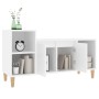Weißer TV-Schrank aus Sperrholz, 100 x 35 x 55 cm von vidaXL, TV-Möbel - Ref: Foro24-821172, Preis: 65,17 €, Rabatt: %