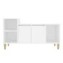 Weißer TV-Schrank aus Sperrholz, 100 x 35 x 55 cm von vidaXL, TV-Möbel - Ref: Foro24-821172, Preis: 64,35 €, Rabatt: %