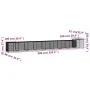Chicken cage anthracite galvanized steel 900x91x100 cm by vidaXL, Cages and habitats for small animals - Ref: Foro24-3106458,...